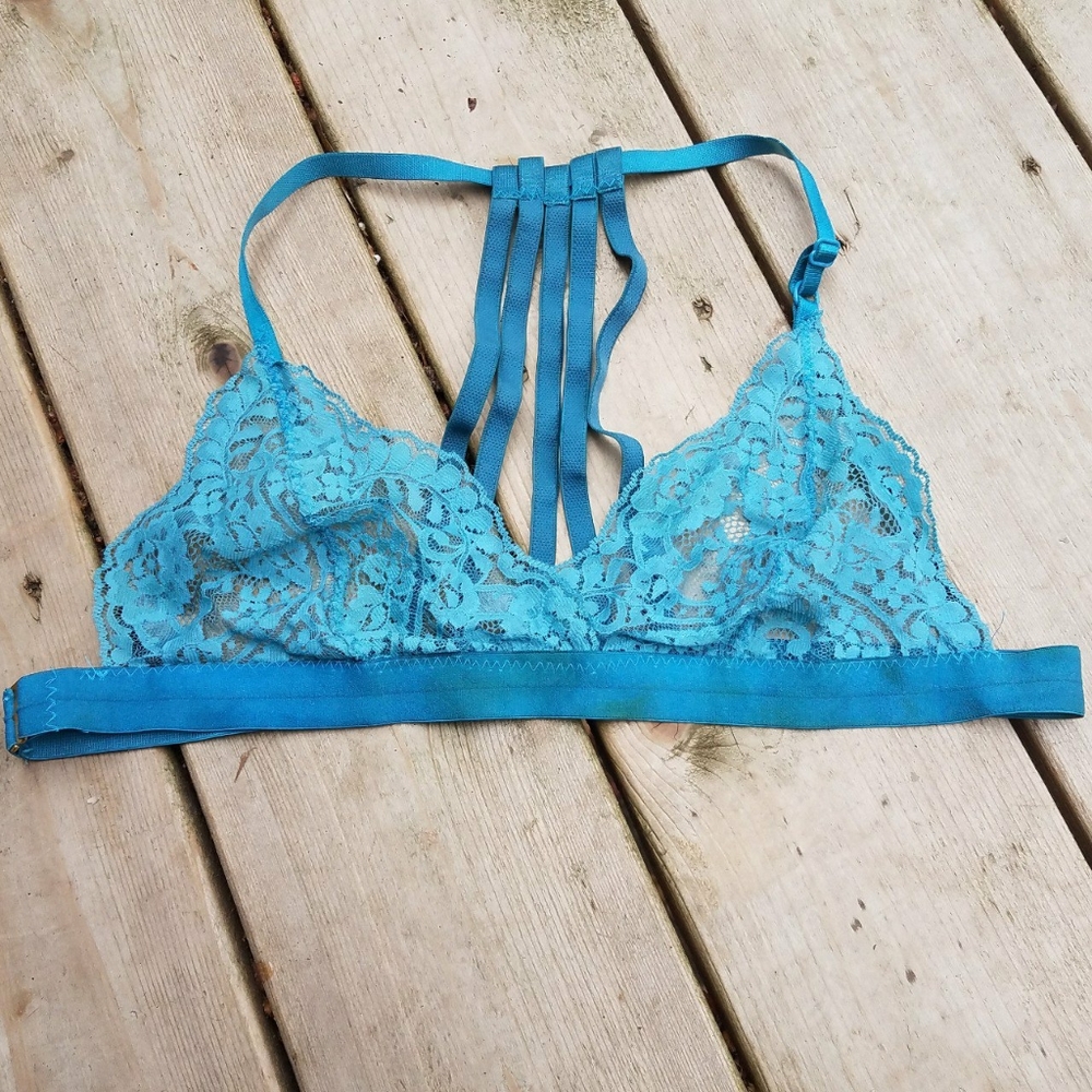 Meowzing Intimates teal Amber bralette